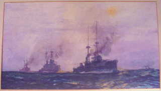 Cruisers in line-of-battle, 1917.